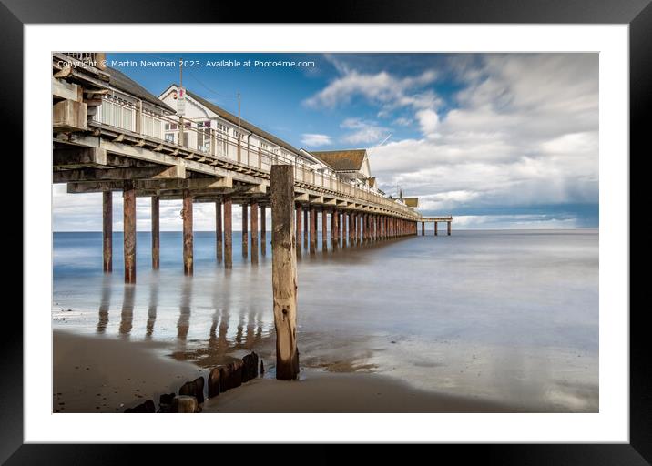 Southwold Pier Framed Mounted Print by Martin Newman