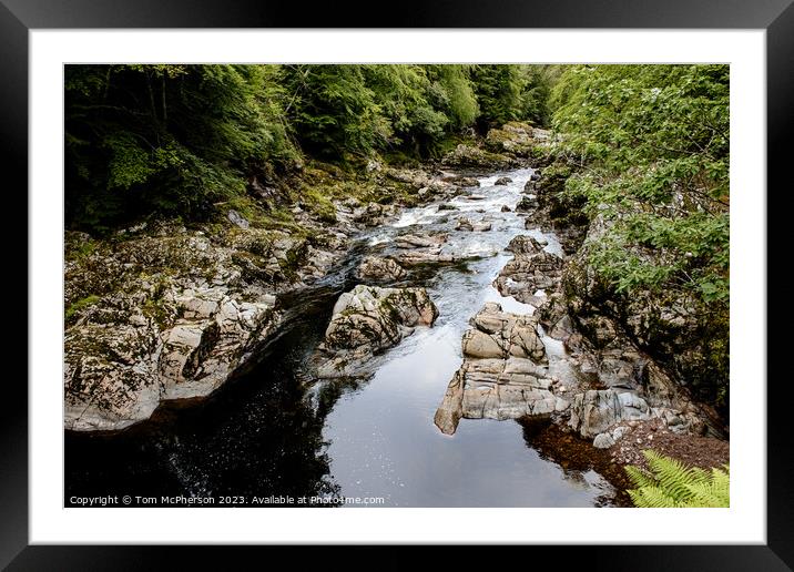 Highland's Longest: The Findhorn River Framed Mounted Print by Tom McPherson