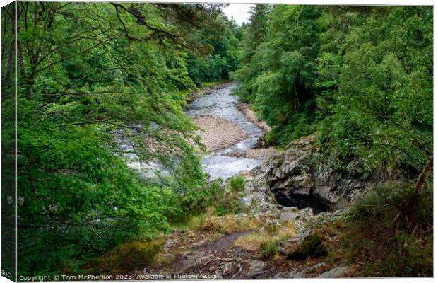 Serenity at Findhorn: Randolph's Leap Unveiled Canvas Print by Tom McPherson