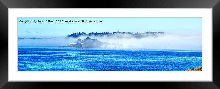 View From Plymouth Hoe Framed Mounted Print by Peter F Hunt