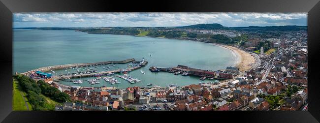Scarborough Vista Framed Print by Apollo Aerial Photography