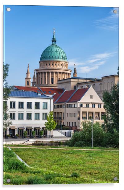 City Skyline Of Potsdam In Germany Acrylic by Artur Bogacki