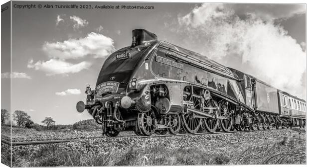 Sir Nigel Gresley  Canvas Print by Alan Tunnicliffe