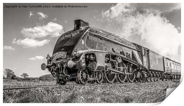 Sir Nigel Gresley  Print by Alan Tunnicliffe