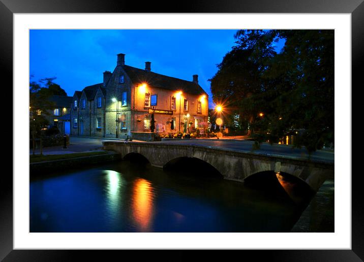 'Quintessential Cotswold Charm: Kingsbridge Inn' Framed Mounted Print by Andy Evans Photos