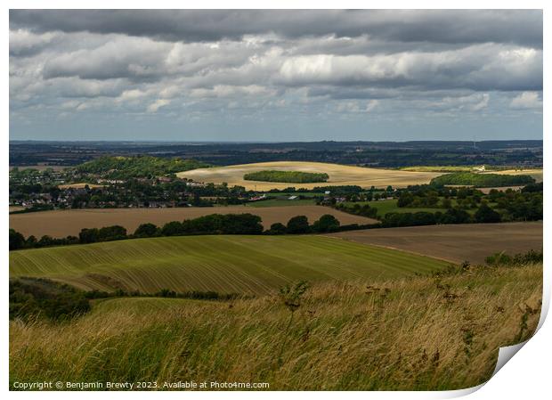 Dunstable Downs Print by Benjamin Brewty