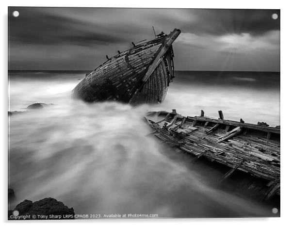 SHIPWRECKS Acrylic by Tony Sharp LRPS CPAGB