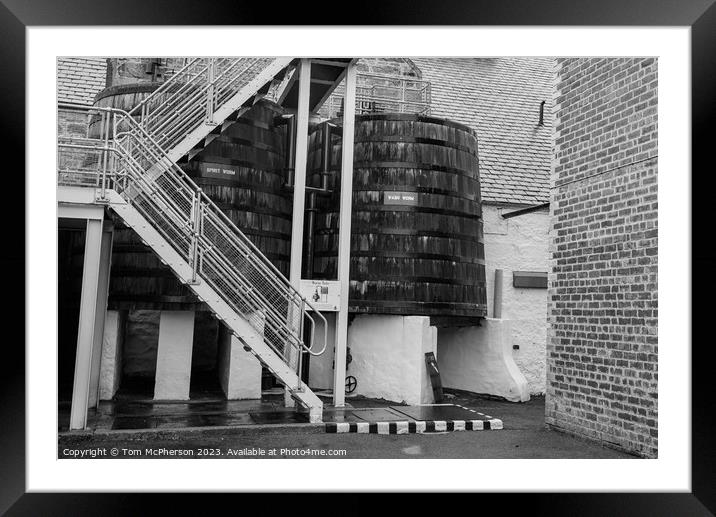 Urban Architectural Masterpiece in Monochrome Framed Mounted Print by Tom McPherson