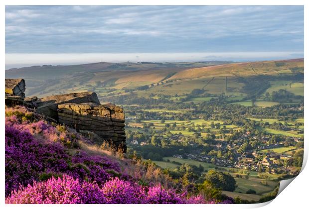 Bamford Edge Views Print by Steve Smith