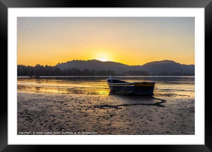 The Golden Hour Framed Mounted Print by Kevin Hellon