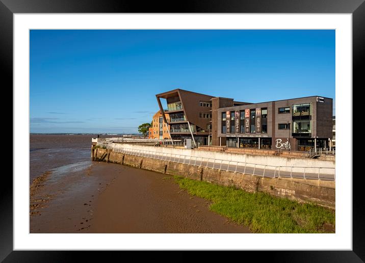River Humber Offices Framed Mounted Print by Steve Smith
