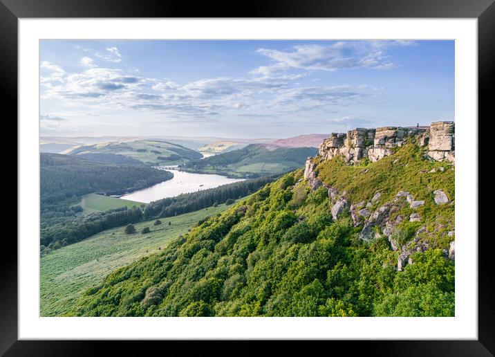 Bamford Edge View Framed Mounted Print by Apollo Aerial Photography
