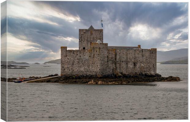 Kisimul Castle Canvas Print by Steve Smith