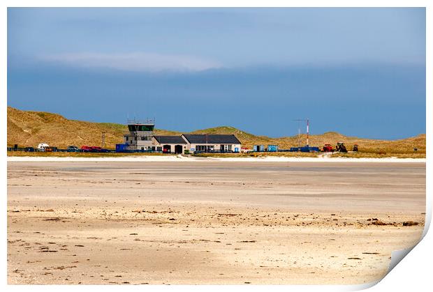 Barra Airport Print by Steve Smith