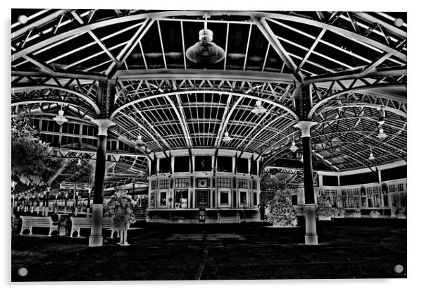 Wemyss bay Railway Station (abstract) Acrylic by Allan Durward Photography