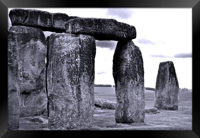 Ancient Enigma: Stonehenge's Timeless Splendour Framed Print by Andy Evans Photos
