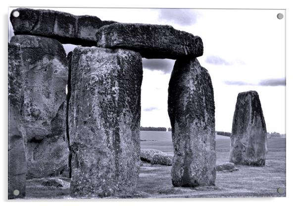Ancient Enigma: Stonehenge's Timeless Splendour Acrylic by Andy Evans Photos