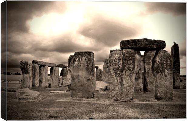 Stonehenge: Timeless English Heritage Canvas Print by Andy Evans Photos