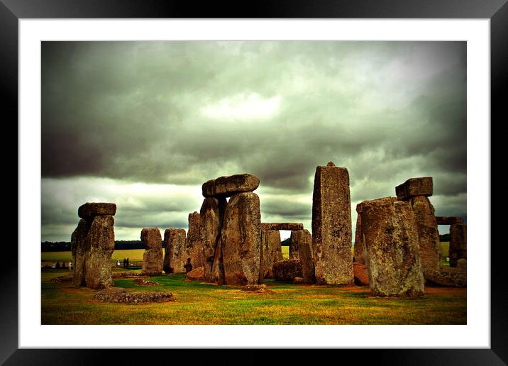 Stonehenge: Timeless Wonder of Wiltshire Framed Mounted Print by Andy Evans Photos