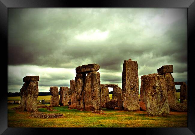 Stonehenge: Timeless Wonder of Wiltshire Framed Print by Andy Evans Photos