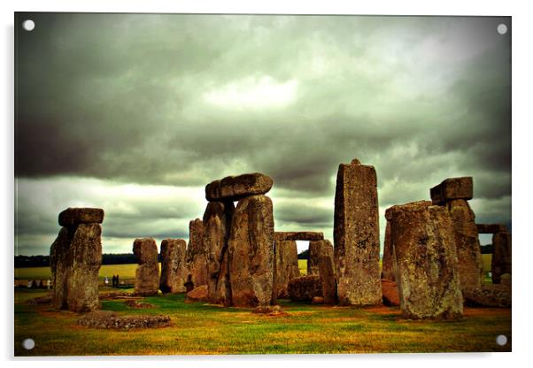 Stonehenge: Timeless Wonder of Wiltshire Acrylic by Andy Evans Photos
