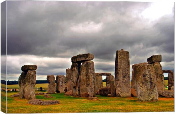 Unveiling Timeless Stonehenge: A Visual Journey Canvas Print by Andy Evans Photos