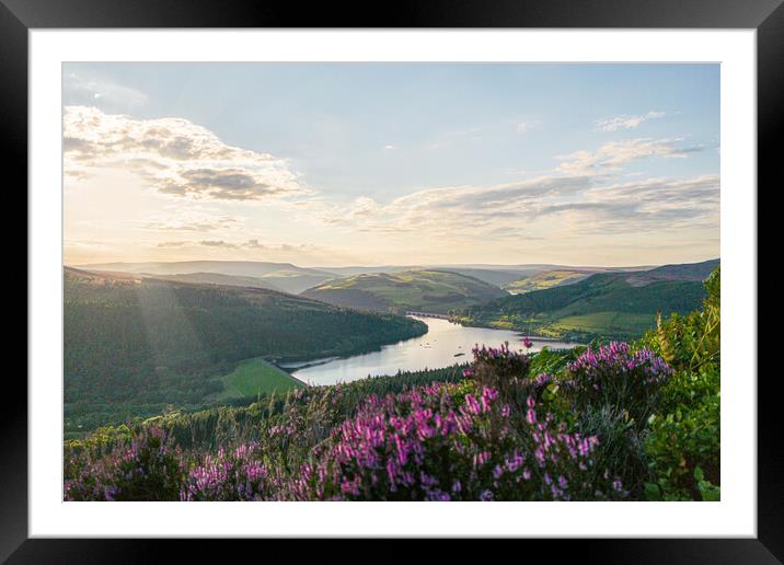 Bamford Edge End Of The Day Framed Mounted Print by Apollo Aerial Photography
