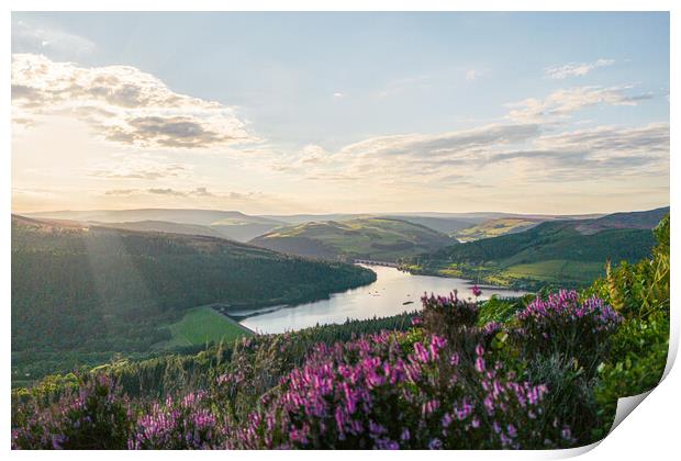 Bamford Edge End Of The Day Print by Apollo Aerial Photography
