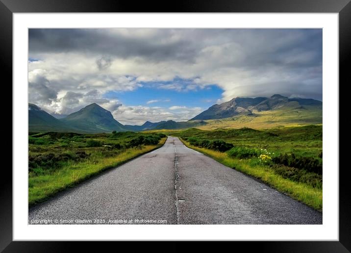 On The Way to Fairy Pools Isle of Skye Framed Mounted Print by Simon Gladwin
