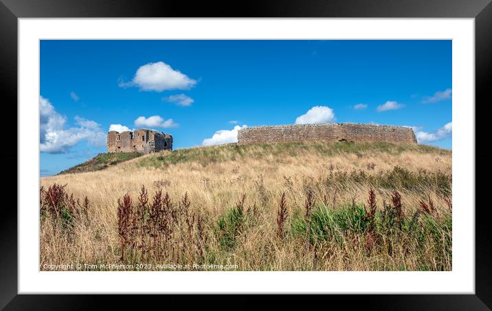 Echoes of Duffus Castle's Historic Grandeur Framed Mounted Print by Tom McPherson