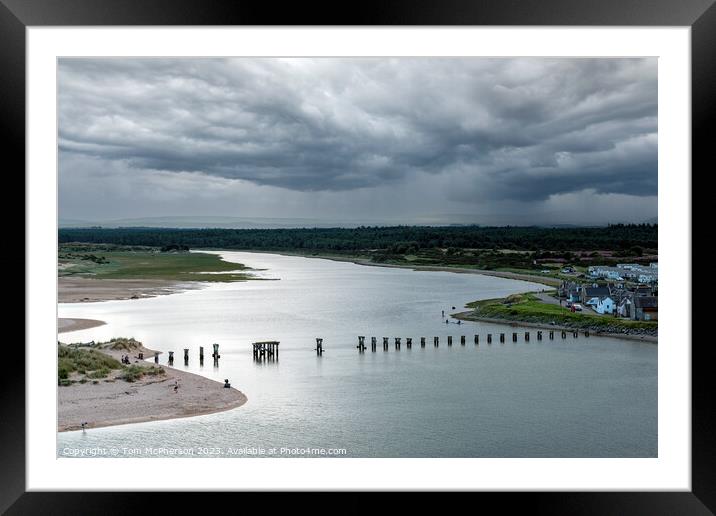 Historic Lossiemouth Bridge: A Forgotten Tale Framed Mounted Print by Tom McPherson