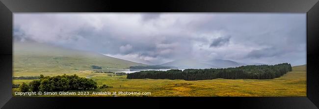 Loch Tulla Viewpoint Framed Print by Simon Gladwin