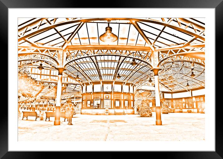 Wemyss Bay Railway station (Abstract)  Framed Mounted Print by Allan Durward Photography