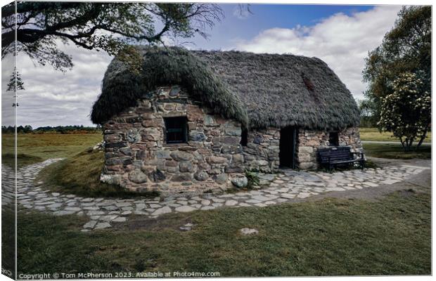 Battle Echoes from Leanach Cottage Canvas Print by Tom McPherson