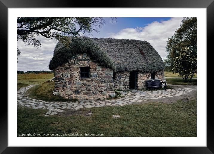 Battle Echoes from Leanach Cottage Framed Mounted Print by Tom McPherson