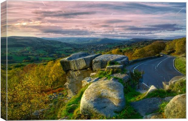 Surprise View Peak District Canvas Print by Alison Chambers