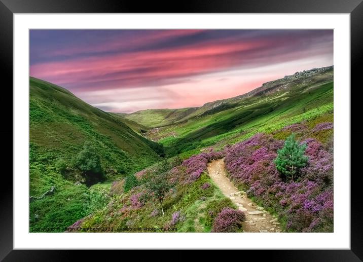 Grindsbrook Peak District Framed Mounted Print by Alison Chambers