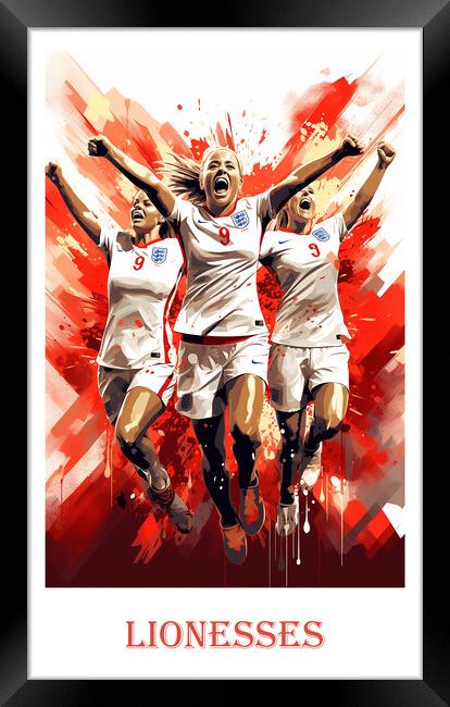 Lionesses Framed Print by Steve Smith