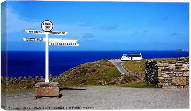 The Iconic Lands End Peninsula Canvas Print by Terri Waters