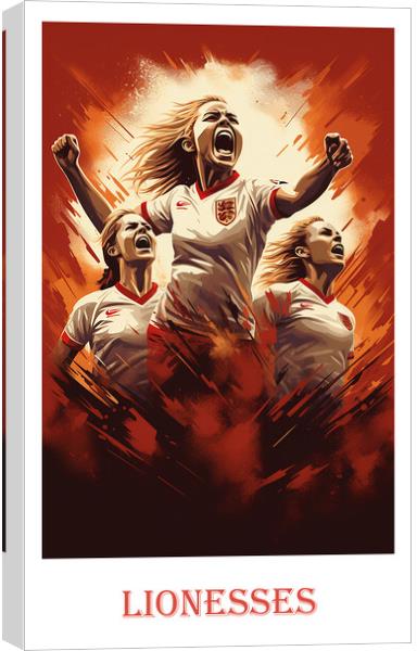 Lionesses Canvas Print by Steve Smith