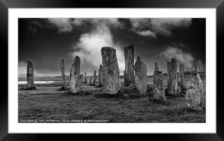 Enigmatic Allure of Callanish Stones Framed Mounted Print by Tom McPherson