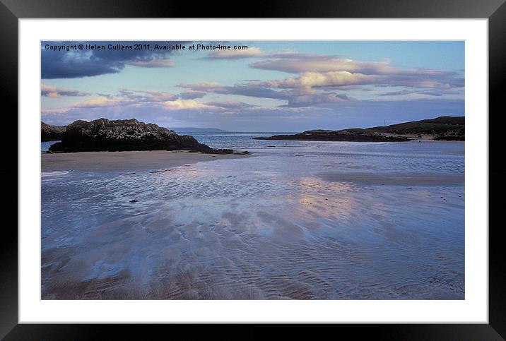 AFTER SUNSET Framed Mounted Print by Helen Cullens