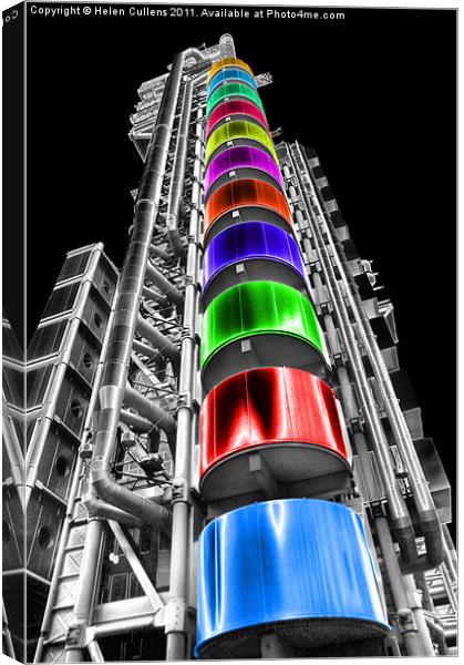 LLOYDS BUILDING Canvas Print by Helen Cullens