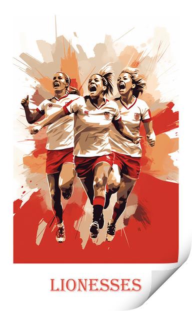 Lionesses Print by Steve Smith
