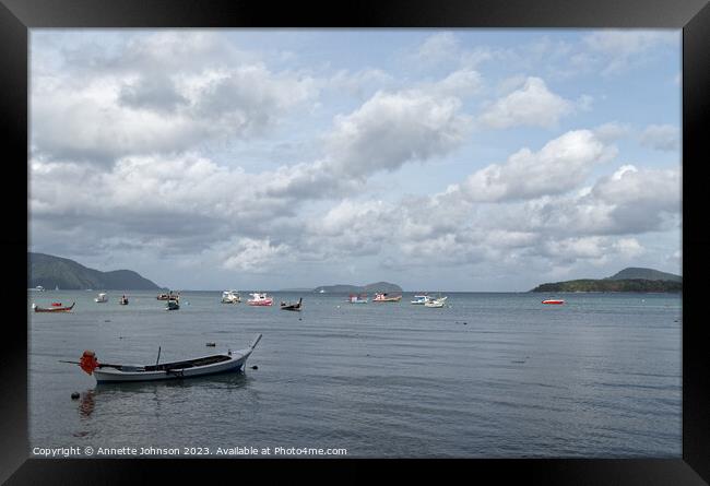 Afternoon in Rawai Bay Framed Print by Annette Johnson