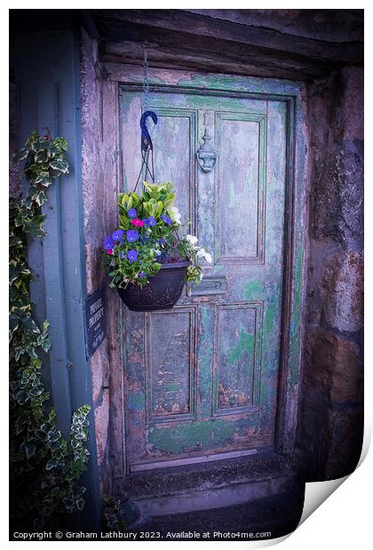 The "Green Door" Print by Graham Lathbury