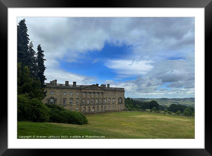 Wentworth Stately Home Framed Mounted Print by Graham Lathbury