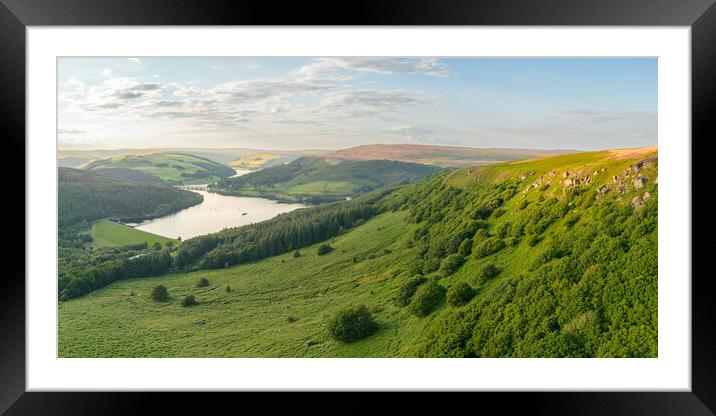 Bamford Edge Views Framed Mounted Print by Apollo Aerial Photography