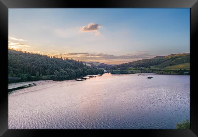 Ladybower & Derwent Valley Framed Print by Apollo Aerial Photography