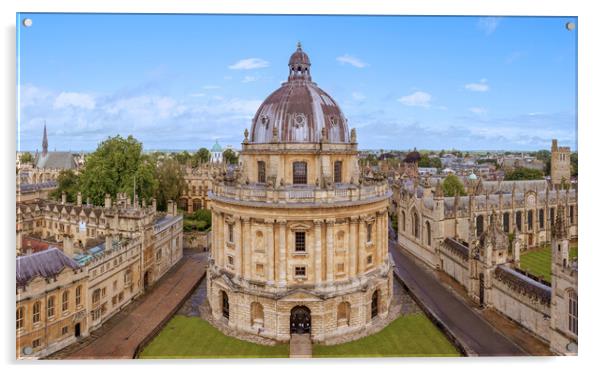 Oxford's Architectural Grandeur Acrylic by Richard Downs